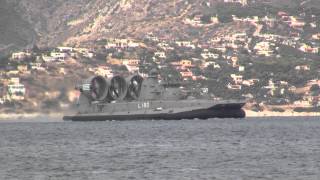 GREEK NAVY HOVERCRAFT KEFALONIA L180 ZUBR CLASS [upl. by Yhtac]