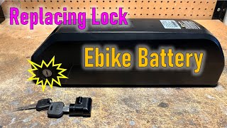 Replacing Lock on eBike Battery [upl. by Scot829]