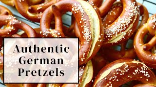 REAL German Pretzels  Best [upl. by Enelrae]