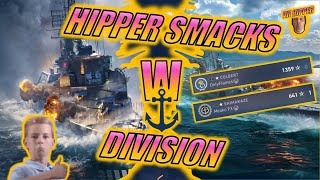 Hipper Humiliates Wanchor Division [upl. by Yasnil]