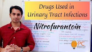 Drugs Used in Urinary Tract infections Part 1 Nitrofurantoin Pharmacology  Urinary Antiseptics [upl. by Keon]