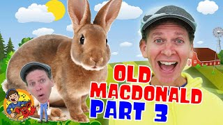 Old MacDonald Had A Farm Part 3  Rabbit Chicken Goat  Dream English Kids [upl. by Nordine]