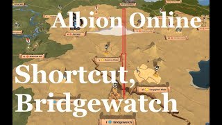 Albion Online  Caerleon to Bridgewatch fast almost safely [upl. by Nohsal]