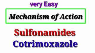 Sulfonamides mechanism of action  cotrimoxazole mechanism ofaction Sulfonamides pharmacology  MOA [upl. by Fredette168]