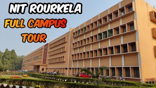 NIT Rourkela Full Campus Tour  Main gate to Hostel  Hostel Area  Academic Area [upl. by Woodson]