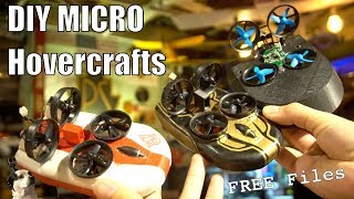 DIY Tiny Micro RC Hovercrafts [upl. by Asim]