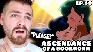 THIS BROKE MY HEART  ASCENDANCE OF A BOOKWORM  EPISODE 14  New Anime Fan  REACTION [upl. by Anayd]