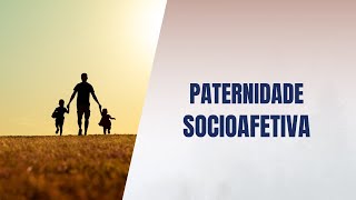 Paternidade socioafetiva [upl. by Orit]