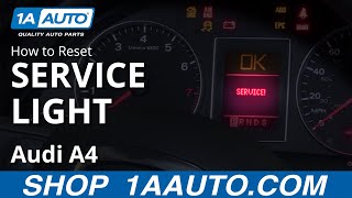 How to Reset Service Light 0409 Audi A4 [upl. by Bergmans]