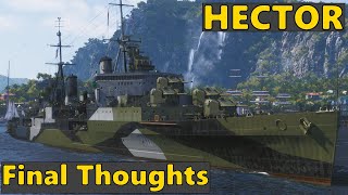 Hector  T9 Commonwealth Research Bureau Light Cruiser  World of Warships [upl. by Adela966]