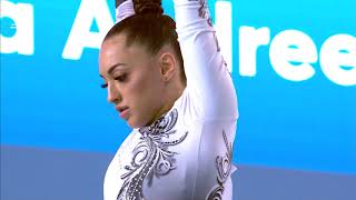 Larisa IORDACHE ROU  2020 European Champion beam [upl. by Hellah]