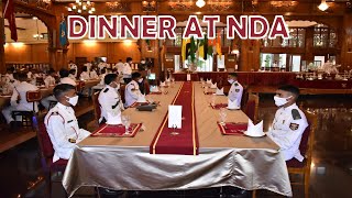 DINNER AT NDA Life at NDA National Defense Academy [upl. by Cecilio]