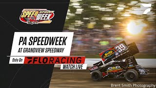 LIVE 410 Sprint Car Heat Races  2021 PA Speedweek at Grandview Speedway [upl. by Joiner607]