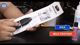 IKEA MILK FROTHER Review amp Battery Installation [upl. by Ainyt]