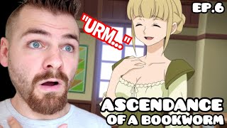 THE SUS MEETING  ASCENDANCE OF A BOOKWORM  EPISODE 6  New Anime Fan  REACTION [upl. by Mozelle]