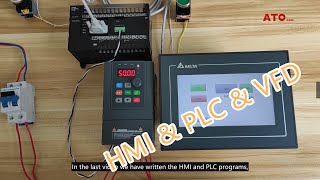 How to control a VFD through HMI and PLC [upl. by Rraval]