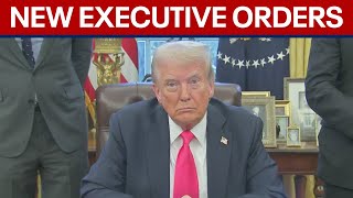 President Trump signs new executive orders [upl. by Zina]