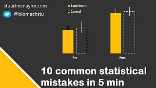 Ten Statistical Mistakes in 5 Min [upl. by Gable833]