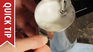 How to AutoFroth Milk for Lattes [upl. by Tiduj]