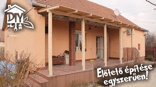 Előtető építése egyszerűen  Green Cottage DIY [upl. by Safier]