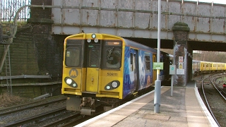 Half an Hour at 216  Birkenhead North Station 1022017  Class 507 508 terminus [upl. by Annaid]