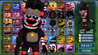 Puppet Inside Lefty suit Adventure Lefty FNaF World Mods [upl. by Jamima]