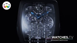 Bugatti Chiron Tourbillon by Jacob amp Co A W16 Engine On Your Wrist [upl. by Eldnik]