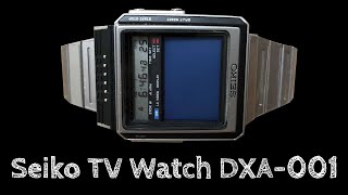 Review on 1st Gen Seiko TV Watch DXA001 1982 [upl. by Leahcimluap]