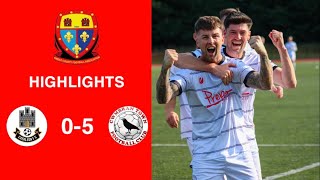 Caerleon 05 Cwmbrân Town  Gwent FA Senior cup  Quarter final highlights [upl. by Fern818]