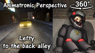 360° FNAF6 Lefty to the Back Alley  Animatronic Perspective SFM VR Compatible [upl. by Rosenthal27]